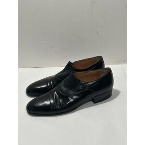Enzo Bonafe Harrods Black Leather Shoes Size 43.5 (men's US 10.5- Women's‎ US 12